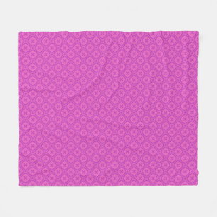 Welsh Tapestry Mönster, Chic Rosa Fleece Blanket