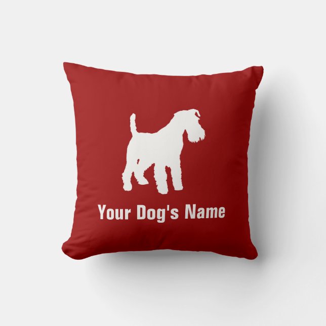 Welsh Terrier ウ ェ ル シ ュ ・ テ bud Kudde (Framsida)