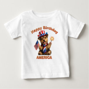 Welsh Terrier (2ae) Patriotisk Barn T-Shirt