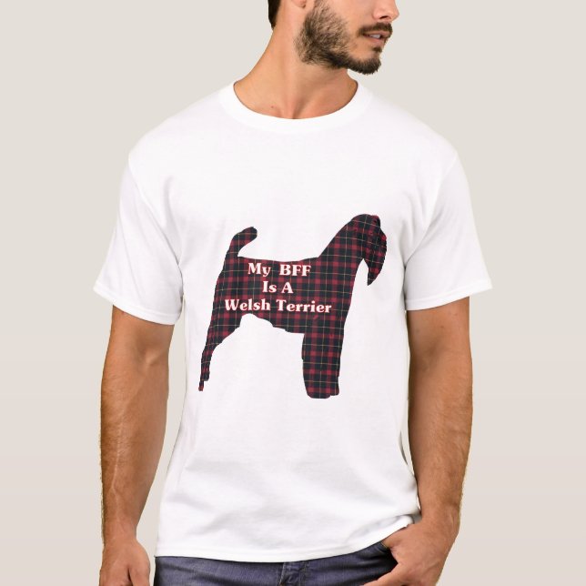 Welsh Terrier BFF-gåvor T Shirt (Framsida)