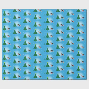 Welsh Terrier Blue Jul Wrapping Papprare Presentpapper