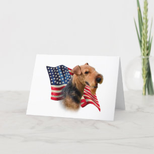 Welsh Terrier Flagga Kort
