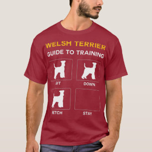 Welsh Terrier Guide to Training Hund Obedience T Shirt
