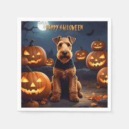 Welsh Terrier Halloween Pappersservett