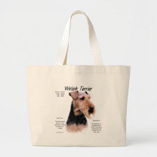 Welsh Terrier History; Om Welsh Terriers Jumbo Tygkasse