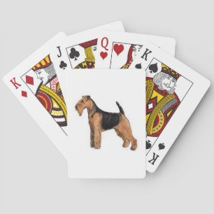 Welsh Terrier-Hund Spelkort