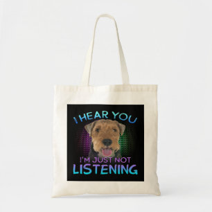 Welsh Terrier jag hör att du inte lyssnar Tygkasse