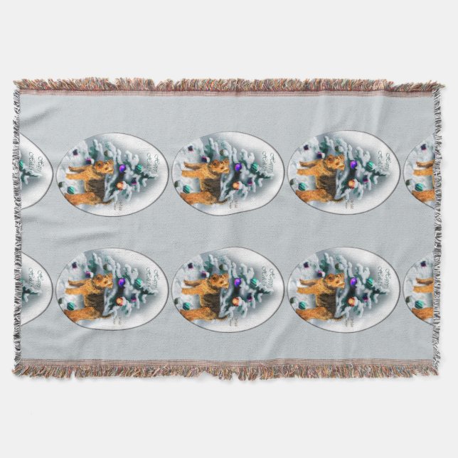 Welsh Terrier-jul Mysfilt (Framsidan)