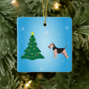 Welsh Terrier jul Ornament