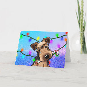 Welsh Terrier-julkort Helgkort