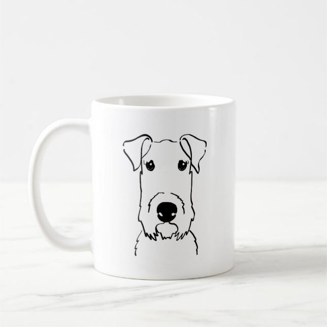 Welsh Terrier Kaffemugg (Vänster)