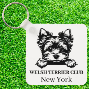 Welsh Terrier Klubb Nyckelring