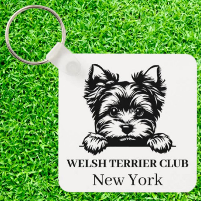 Welsh Terrier Klubb Nyckelring (To celebrate our shared passion, we’ve handpicked a delightful range of terrier-themed accessories. )