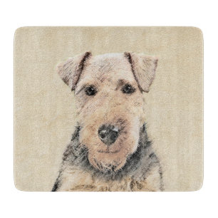 Welsh Terrier-målning - Cute Original Hund Art