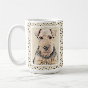 Welsh Terrier-målning - Cute Original Hund Art Kaffemugg