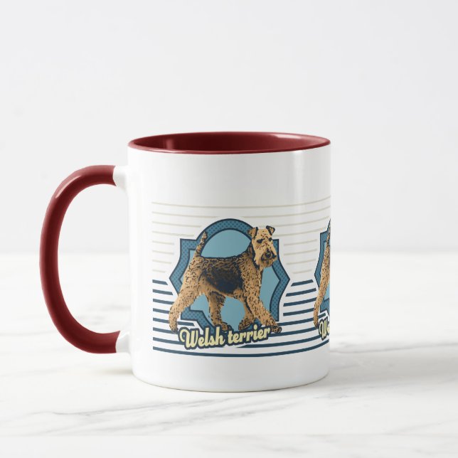 Welsh terrier mugg (Vänster)