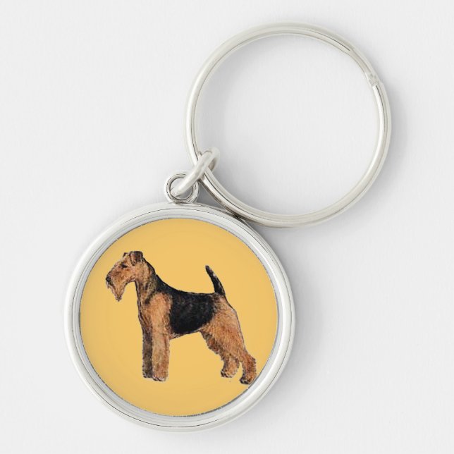 Welsh Terrier Nyckelring (Framsidan)