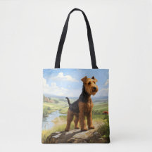 Welsh Terrier på utsidan