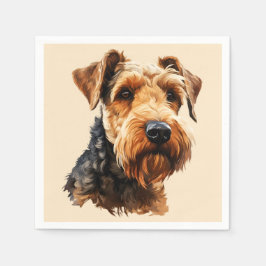 Welsh Terrier Pappersservett