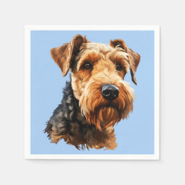 Welsh Terrier Pappersservett