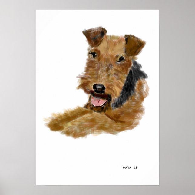 Welsh Terrier poster (Framsidan)