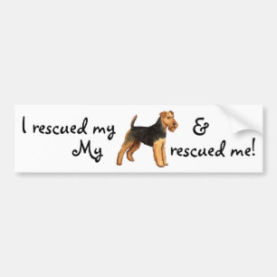 Welsh Terrier Rädding Bildekal