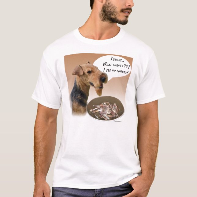 Welsh Terrier Turkiet Tee Shirt (Framsida)