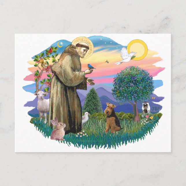 Welsh Terrier Vykort (Framsida)