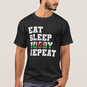 Welsh Wales Eat Ssov Rugby Repeat T Shirt