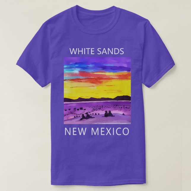 WelshDesigns för nationalmonumentet White Sands T Shirt (Design framsida)