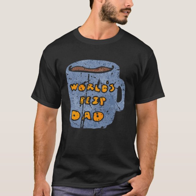 Weltbeste Papa Father's Day  Pocket Mug T Shirt (Framsida)