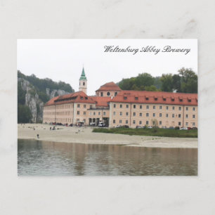 Weltenburg Abbey Brewery, Donau-klostret Tysklant Vykort