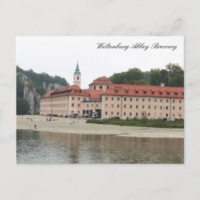 Weltenburg Abbey Brewery, Donau-klostret Tysklant Vykort (Framsida)