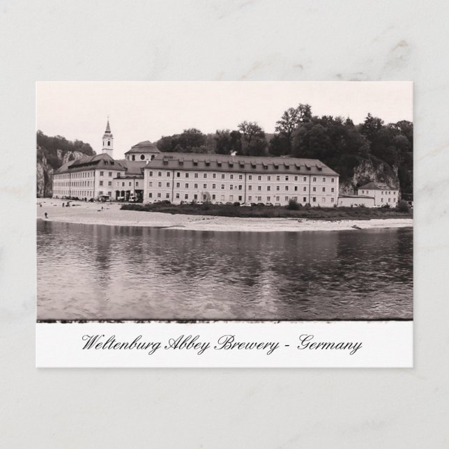 Weltenburg Abbey Brewery, Donau-klostret Tysklant Vykort (Framsida)