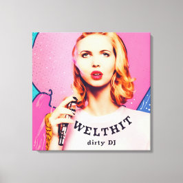 WELTHIT, blond Ladies - Pop Art Serie Canvastryck
