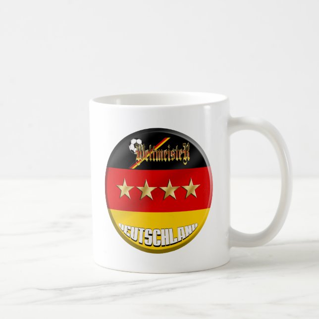 Weltmeister Deutschland tysklanda världsmästare Kaffemugg (Höger)