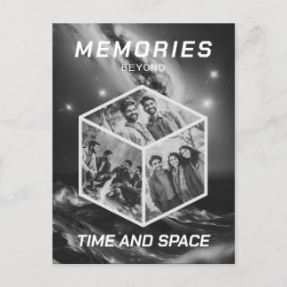 Weltraum 3D Foto Würfel Bilder Kollage Vykort