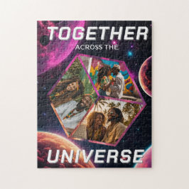 Weltraum Bilder-Würfel zwischen Planten in 3D Pussel