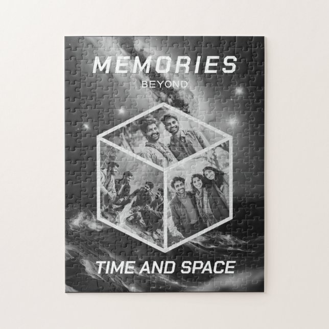 Weltraum Foto Kollage in 3D Poster Pussel (Vertikal)