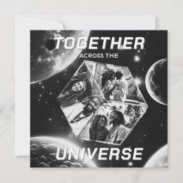 Weltraum Gruß Universum Erinnerungsfotos 3D Würfel