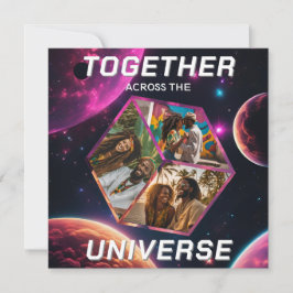 Weltraum Gruß Universum Erinnerungsfotos 3D Würfel