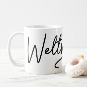 Weltschmerz, Ord, World Weariness, Tyskland Kaffemugg