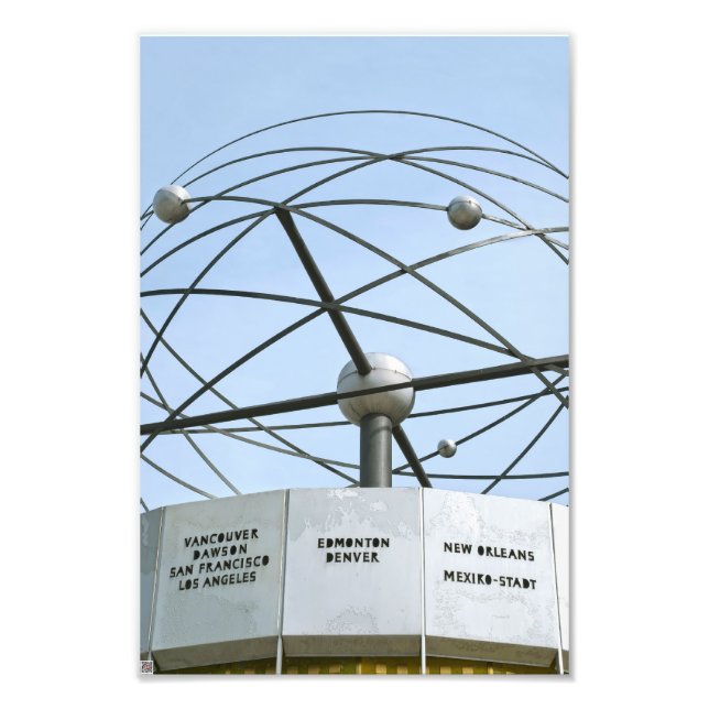 Weltzeituhr Fototryck (Framsidan)