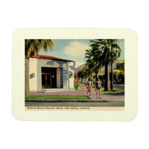 Welwood bibliotek, Palm Spring, Kalifornien Magnet