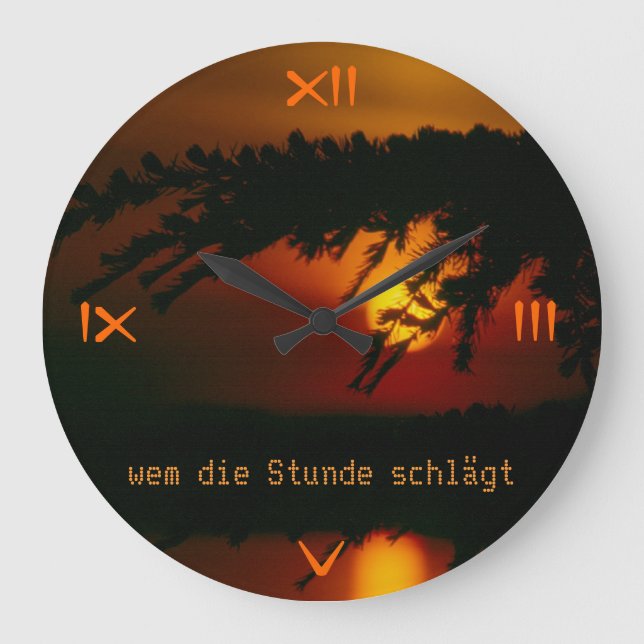 Wem die Zeit schlägt Stor Klocka (Framsida)