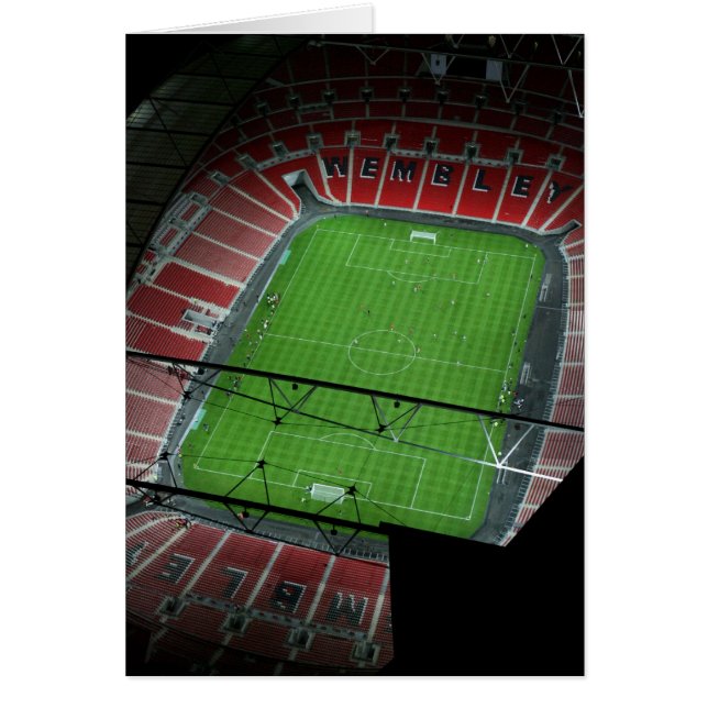 Wembley stadion hälsningskort (Framsidan)