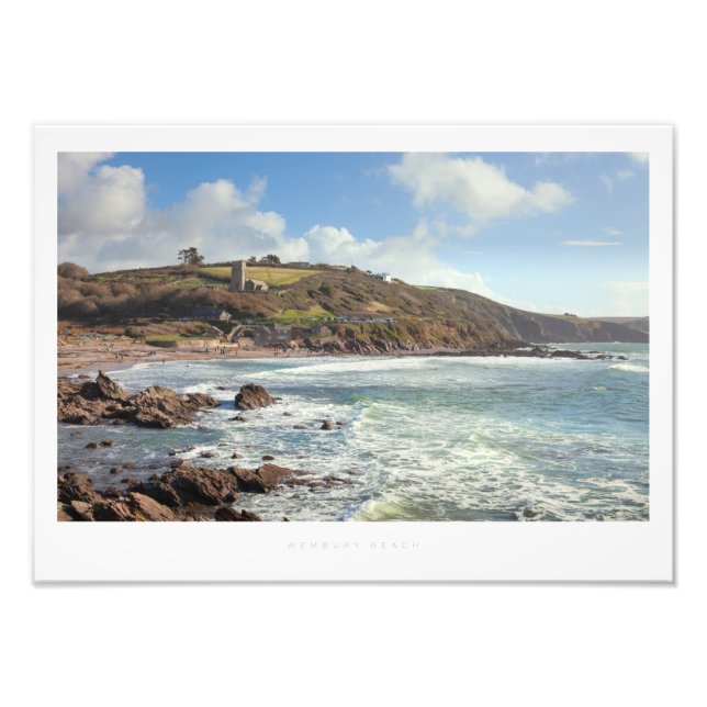 Wembury Beach Fototryck (Framsidan)