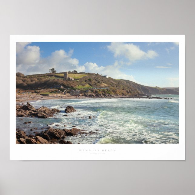 Wembury Beach Poster (Framsidan)
