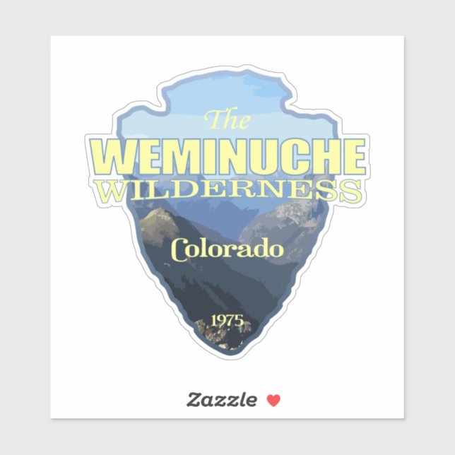 Weminuche WA (pilhuvud) Klistermärken (Ark)