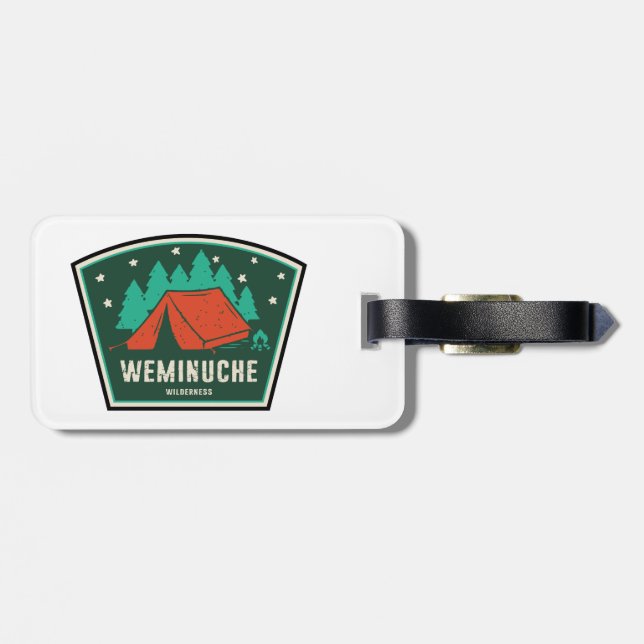 Weminuche Wilderness Colorado Camping Bagagebricka (Baksida Vågrät)